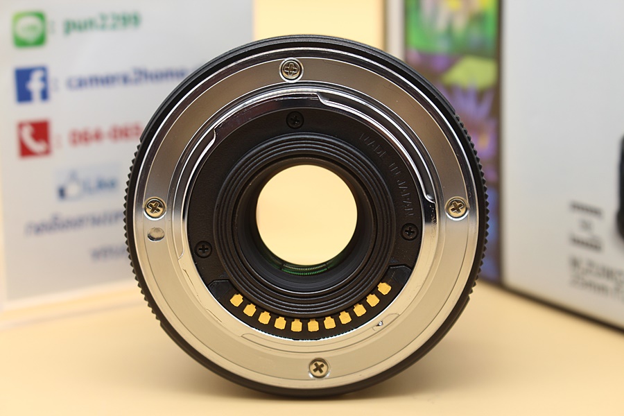 ขาย Lens Olympus M.Zuiko 25mmF1.8(สีดำ) อดีตประกันศูนย์ สภาพสวยใหม่ ไร้ฝ้า รา อุปกรณ์ครบกล่อง  อุปกรณ์และรายละเอียดของสินค้า 1.Lens Olympus M.Zuiko 25mmF1.